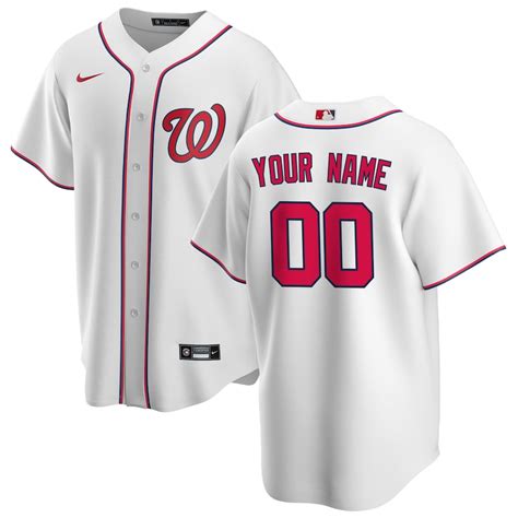 men's washington nationals nike white home blank replica jersey|Official Washington Nationals Replica Jerseys, Nationals Cool .